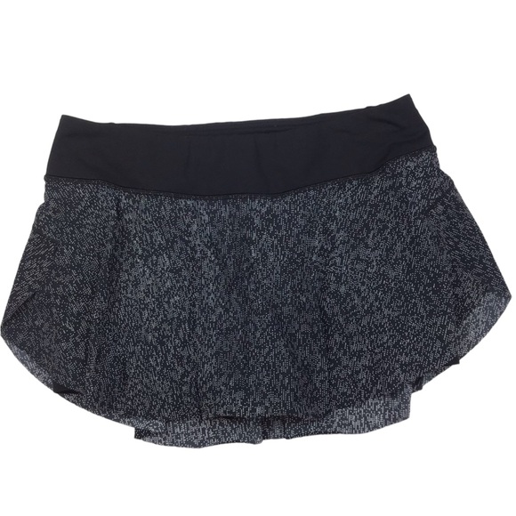 Lululemon Final Lap Skort Black White EUC - Picture 12 of 13